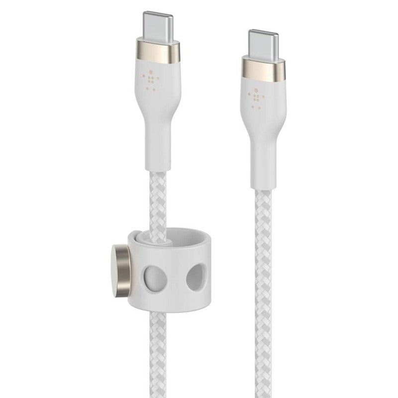 Belkin Braided Silicone Lightning USB-C to USB-C Cable - 1 M Belkin Braided Silicone Lightning USB-C to USB-C Cable - 1 M